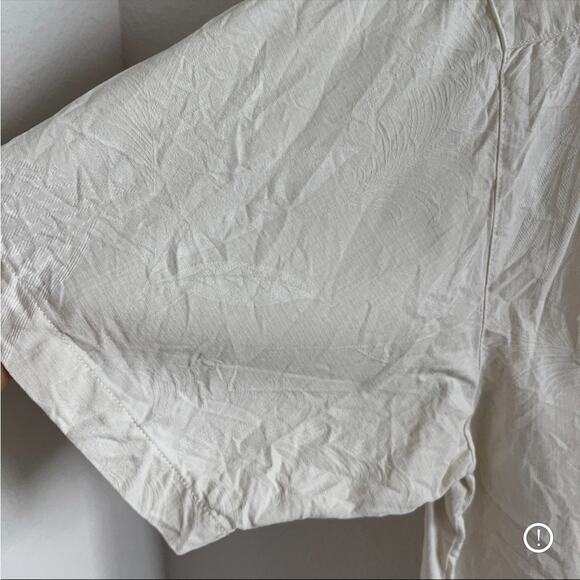 Tommy Bahama 100% Silk Neutral Embossed Light Print XL - Picture 5 of 5